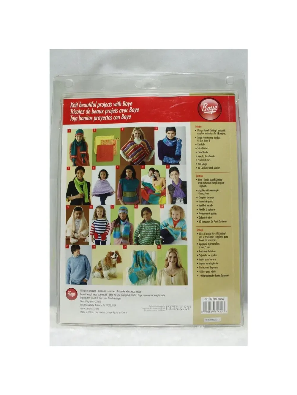Boye Beginners Teach Yourself Knitting Set